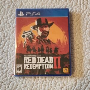 Playstation Rockstar Games 4 Red Dead Redemtion 2 Game Western Outlaw Cowboy